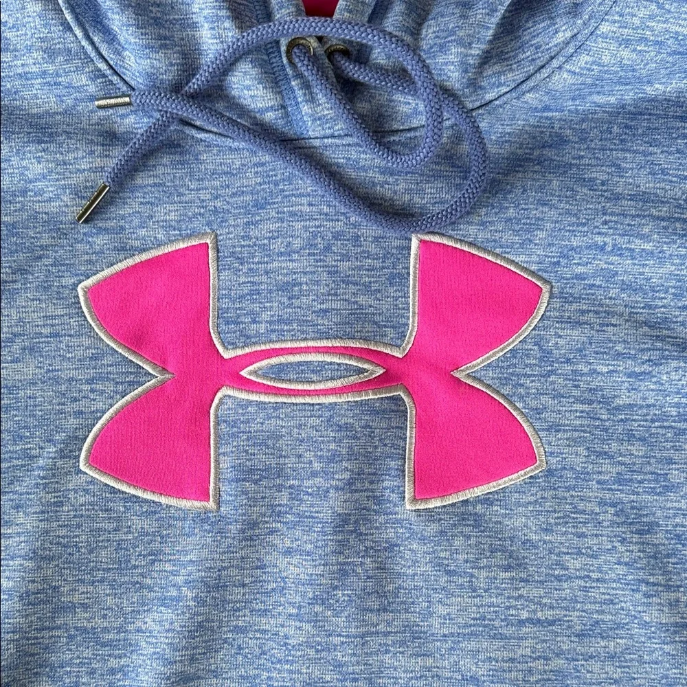 Under Armour Women’s XL hoodies. Blue and Charcoal Hoodies with Pink Logo - Picture 6 of 10